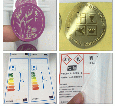 廠家定做 pvc合成紙不干膠標(biāo)簽印刷 彩色 二維碼商標(biāo)logo貼